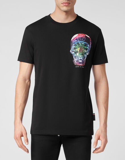 T-shirt Round Neck SS Glass Skull
