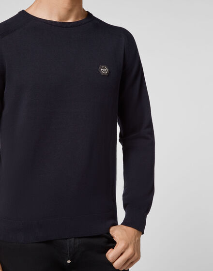 Cotton Pullover Round Neck LS