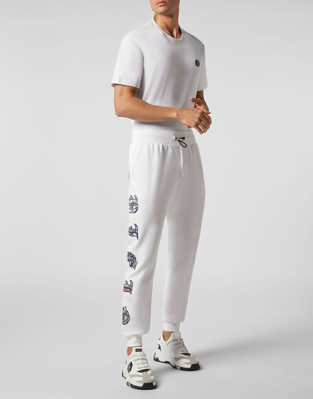 Satin Jogging Trousers Paisley Gothic Plein Satin Jogging Trousers Paisley Gothic Plein