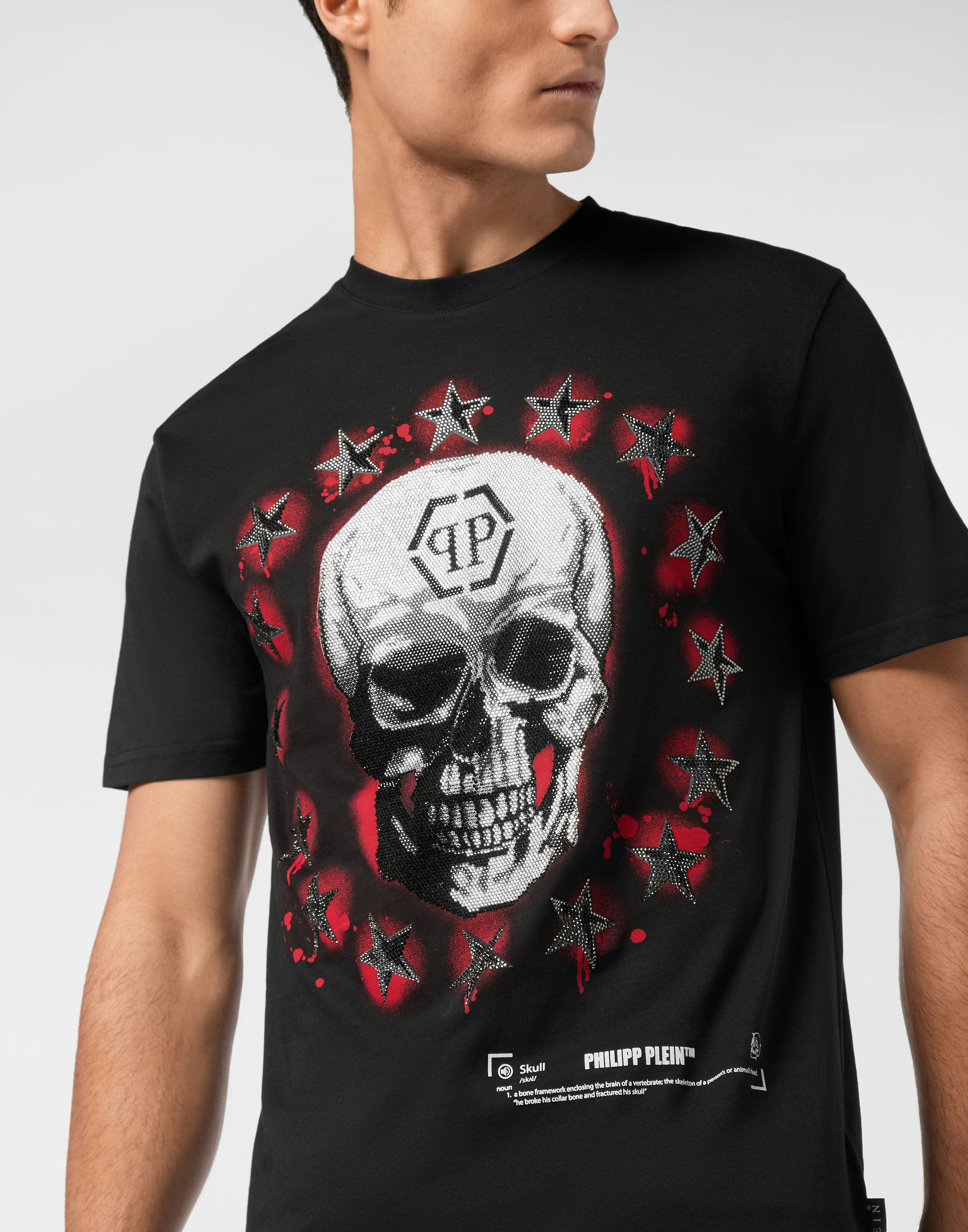 Round Neck T-Shirt Stars & Skull | Philipp Plein Outlet