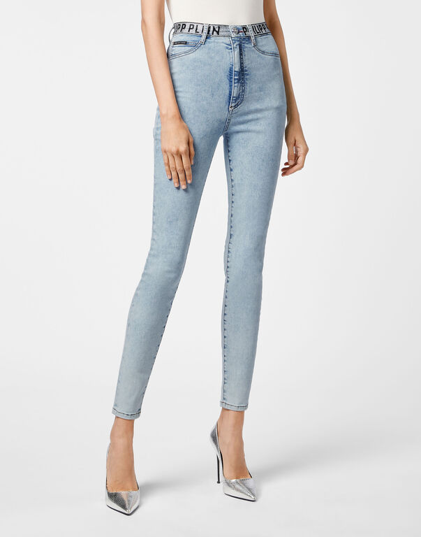 Denim Super High Waist Jegging Philipp Plein TM