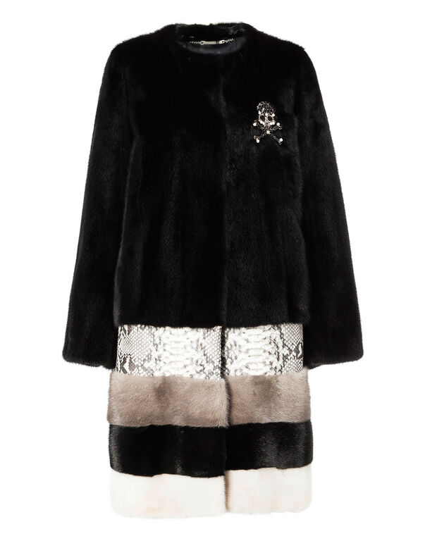 Fur Coat Short "Amarant One"