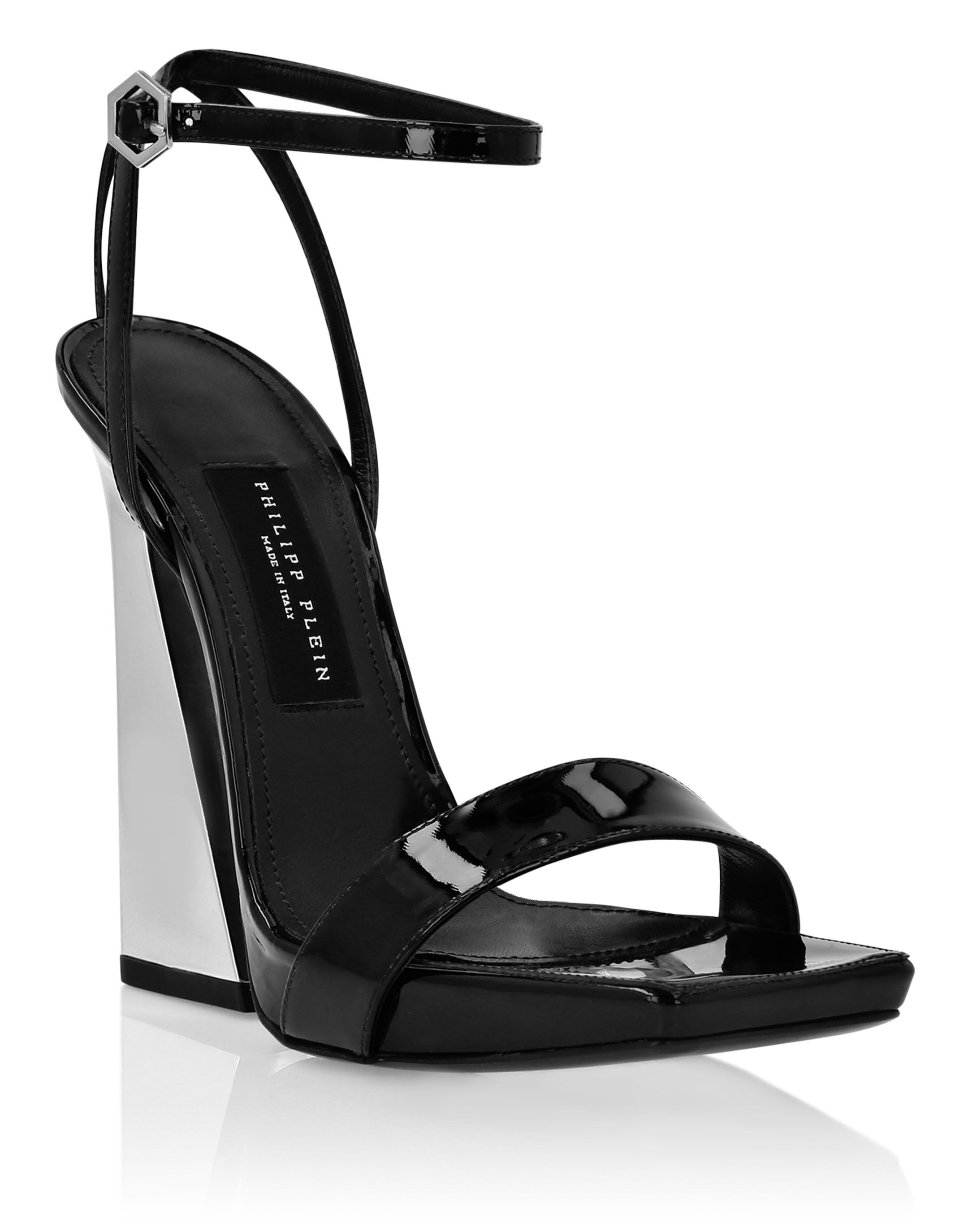 Leather sandal heels hotsell