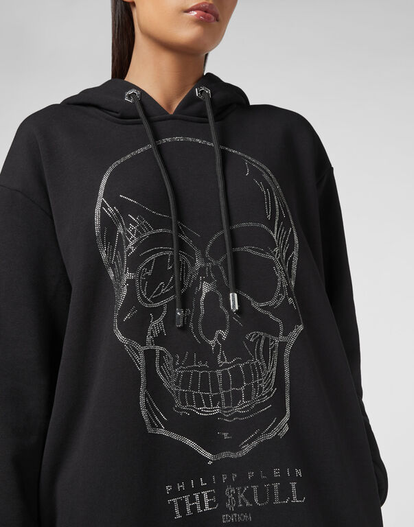 Hoodie sweatshirt stones Skull