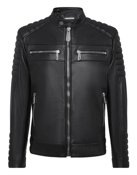 Leather Moto Jacket