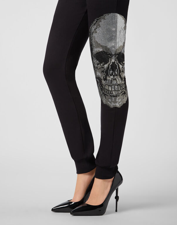 Jogging Trousers Classic Skull strass