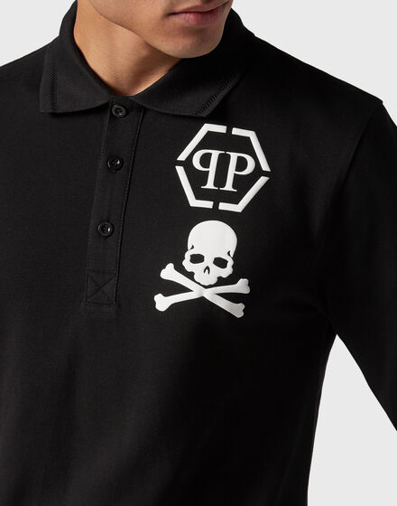 Polo shirt LS Skull&Bones