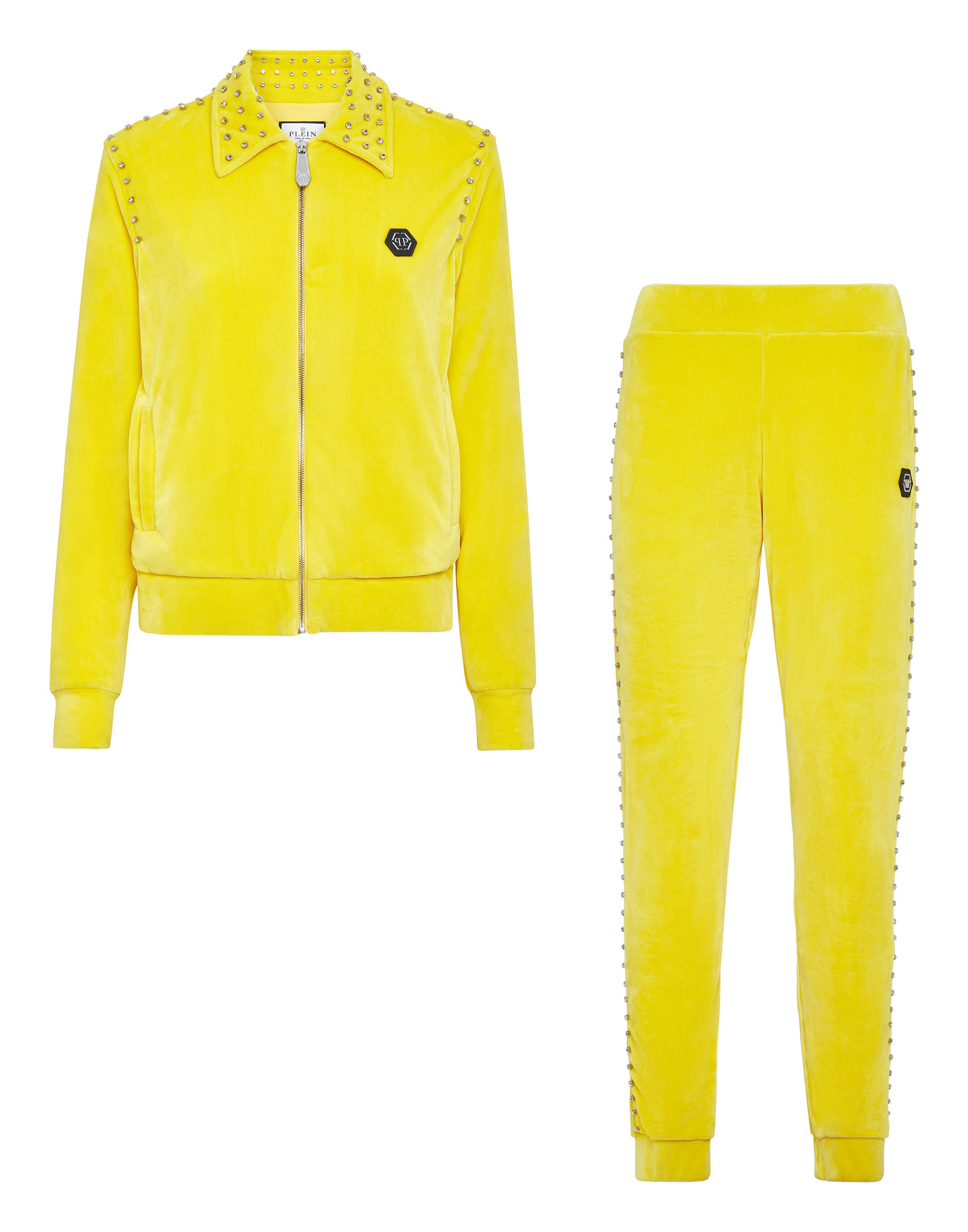TRACKSUIT ZIP UP JACKET JOGGING PANTS STONES Philipp Plein Outlet