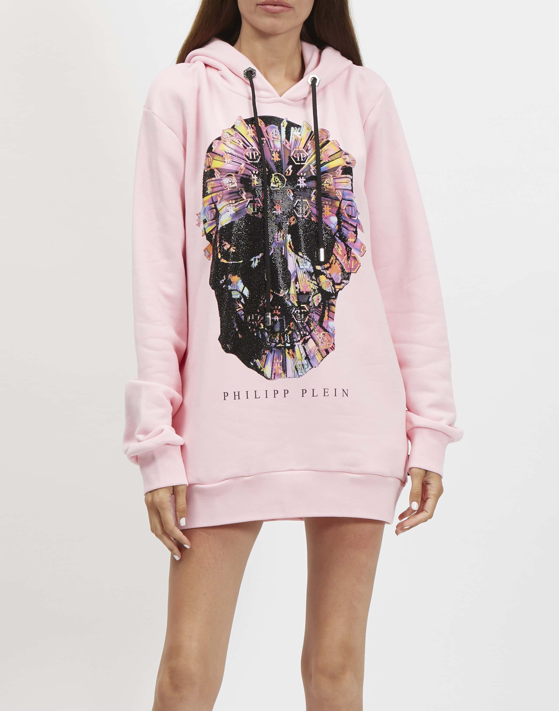 Hoodie sweatshirt Colorful Skull