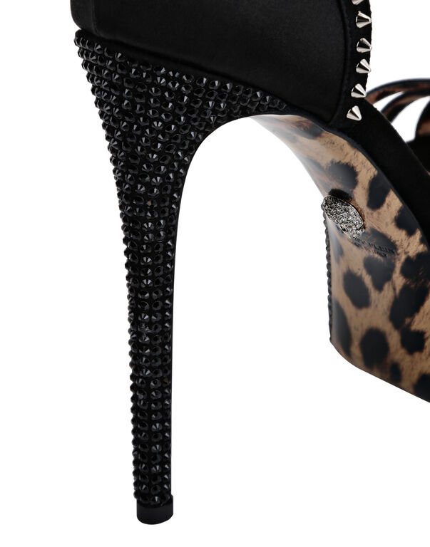 Crystal Platform Sandals