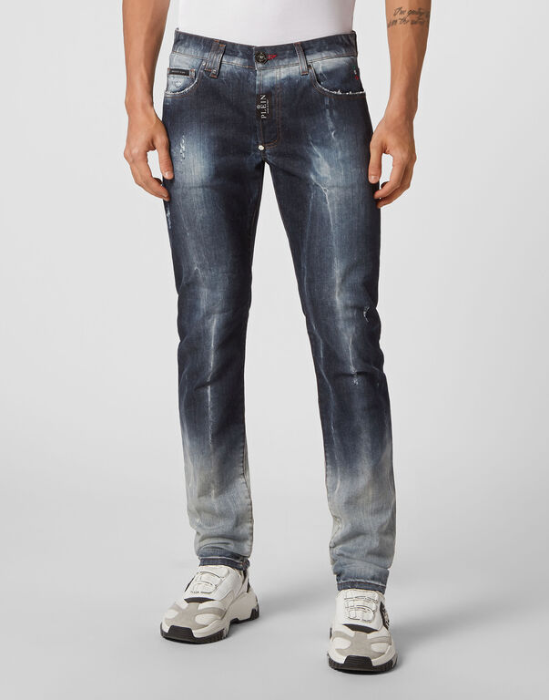 Denim Trousers Super Straight Cut Fit