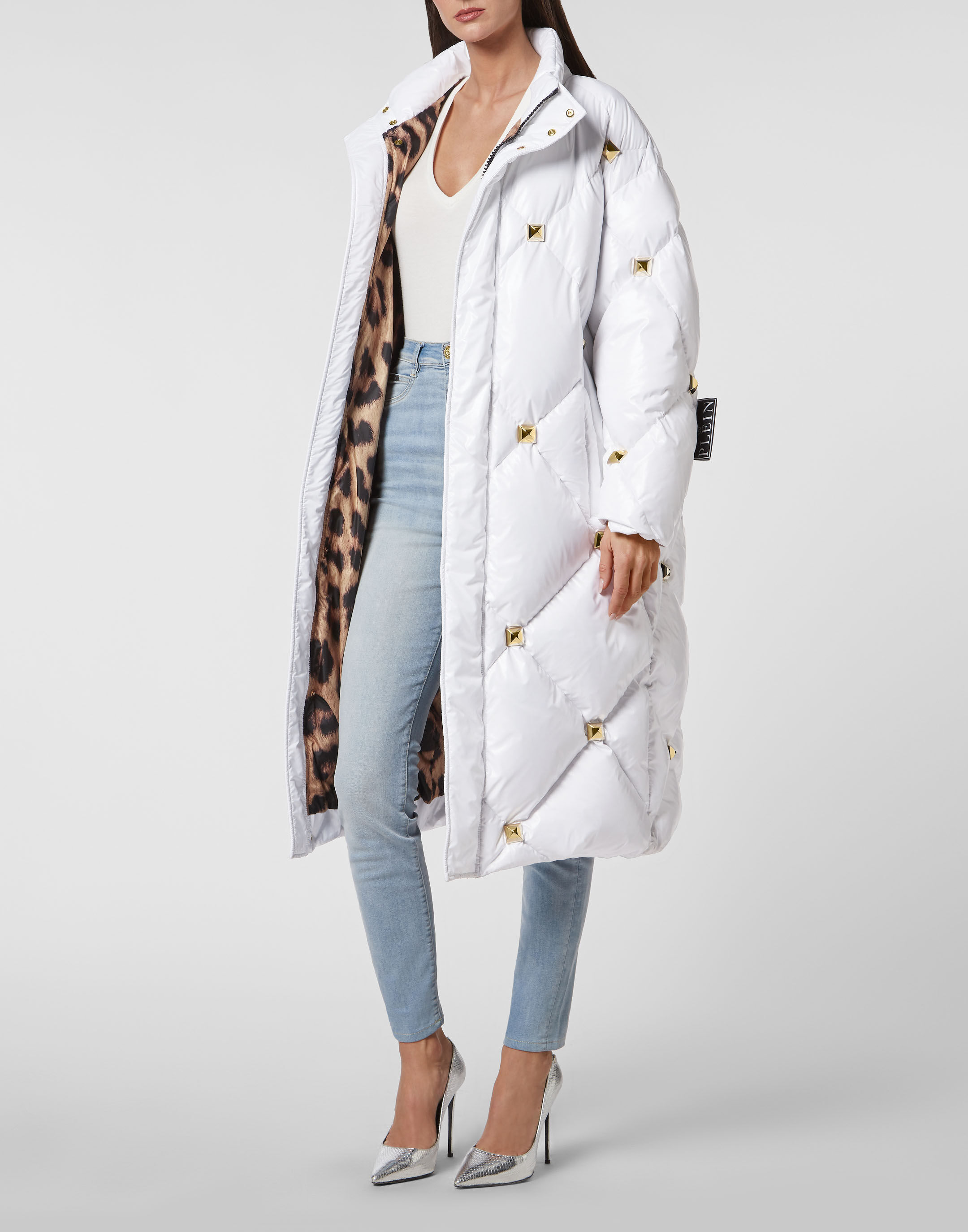 Long nylon coat discount