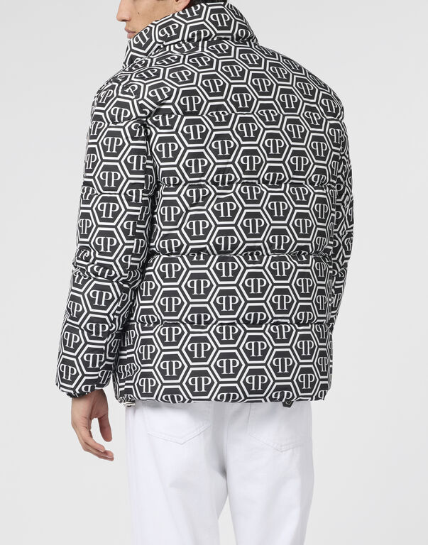 Nylon Puffer Jacket Monogram