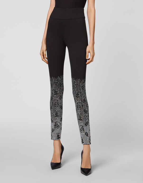 Jogging Leggings Degradè Crystal Monogram