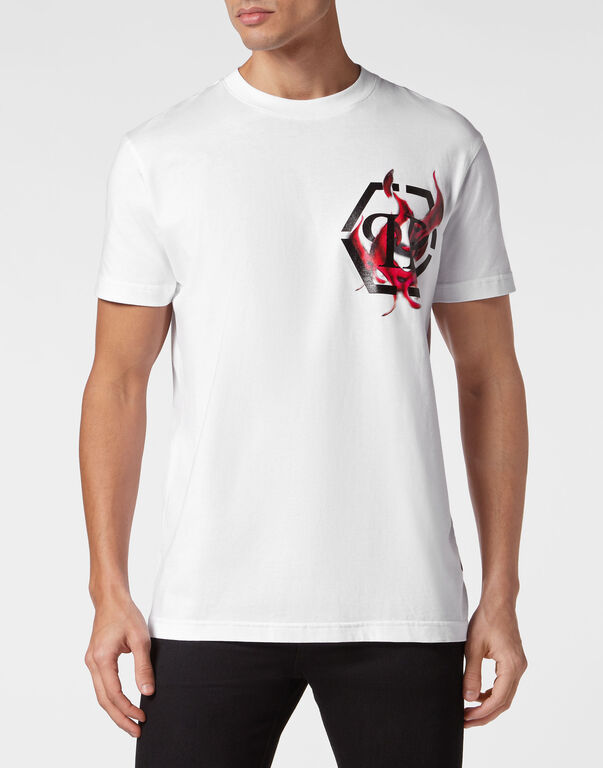 T-shirt Round Neck SS Flame Logos