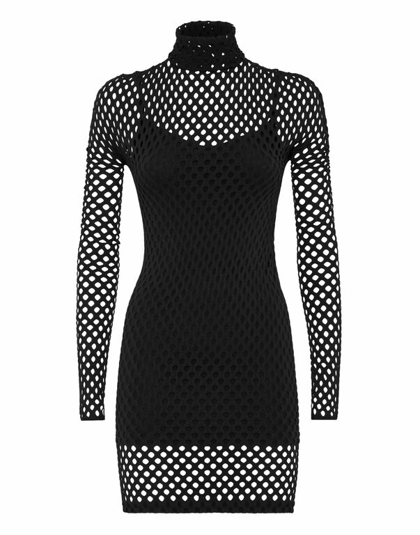 Short Dress Seamless Mesh Short Dress Seamless Mesh