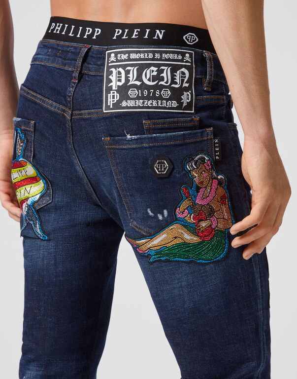 Denim Trousers Super Straight Cut Hawaii