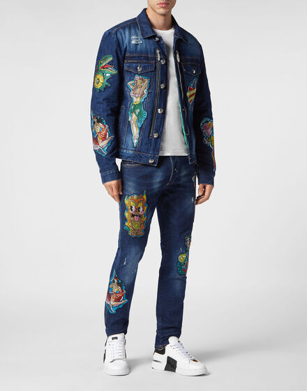 Denim Zip Jacket Hawaii