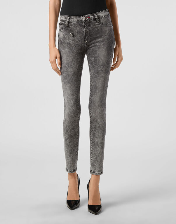 High Waist Jegging Pins Iconic Plein