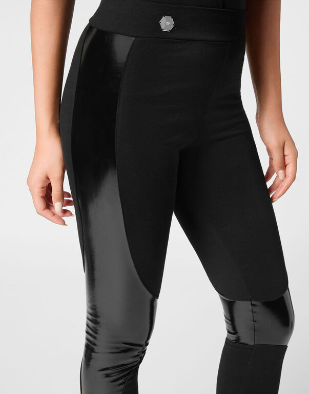 Leggings with Latex Inserts