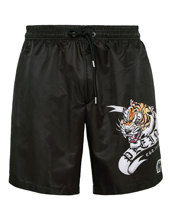 Long Swim Boxers Tattoo