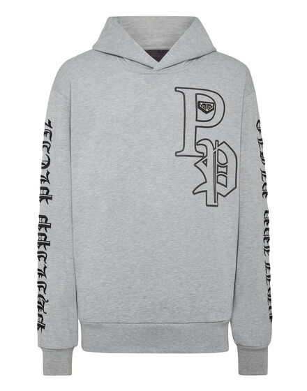 Hoodie Sweatshirt LS Gothic Plein