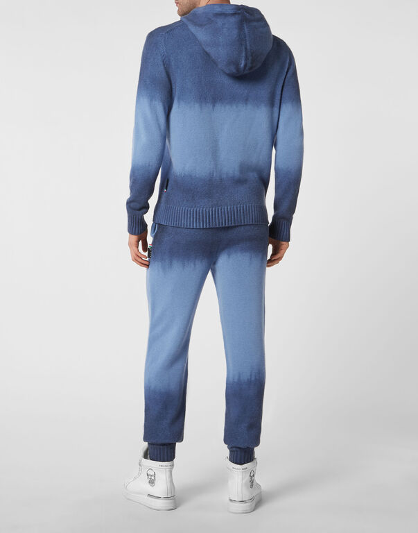 Cash Wool Jogging Knit Suit: Jacket/trousers python insert Skull Cash Wool Jogging Knit Suit: Jacket/trousers python insert Skull