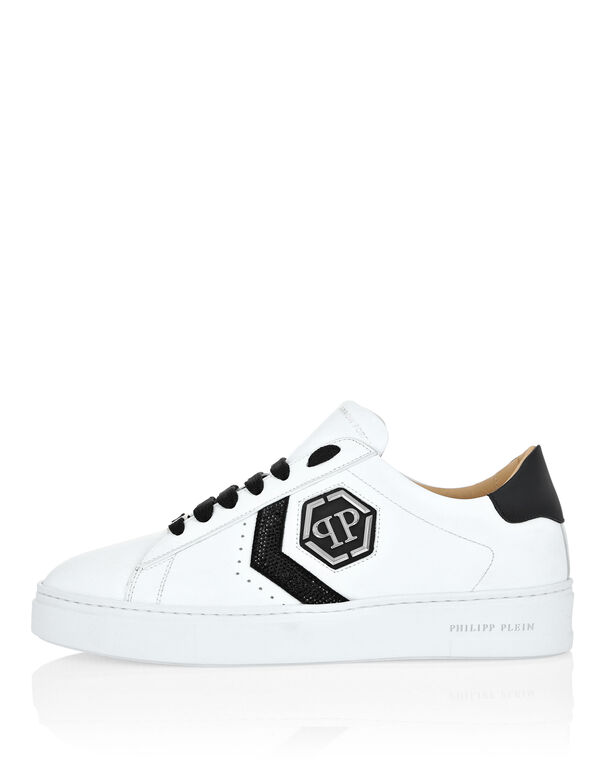 Lo-Top Leather Arrow Force Strass Sneakers