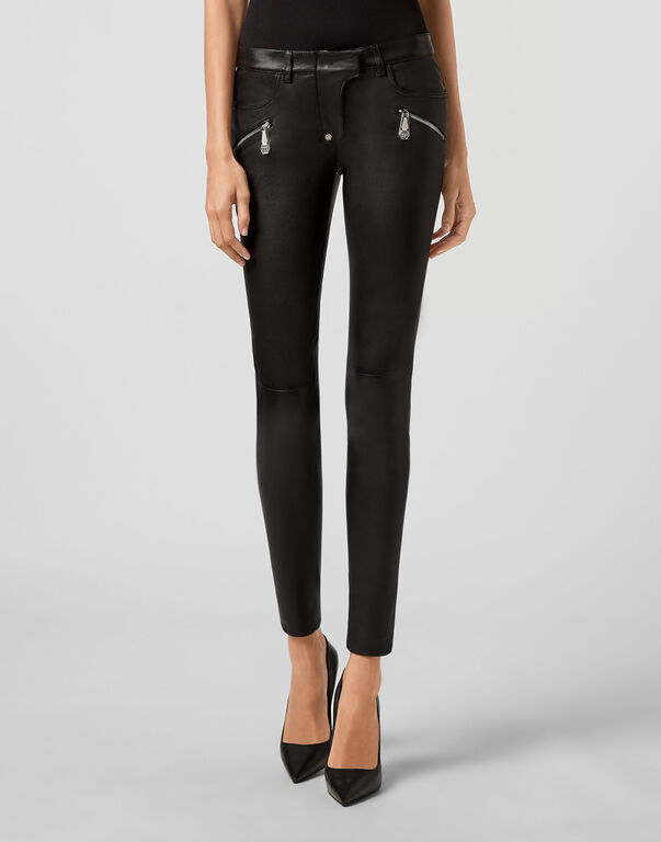 Leather Trousers Long