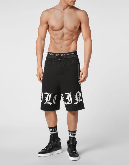 Jersey Jogging Shorts Gothic Plein