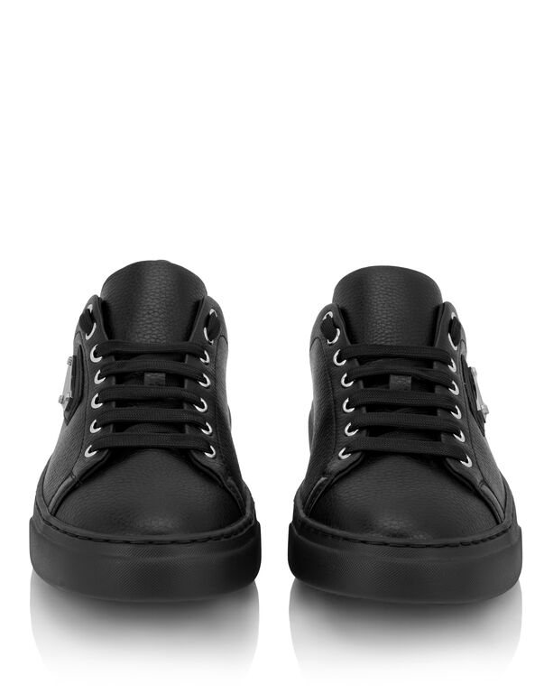 Leather Lo-Top Sneakers Iconic Plein