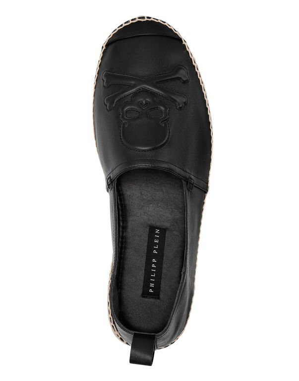 Leather Espadrillas Skull