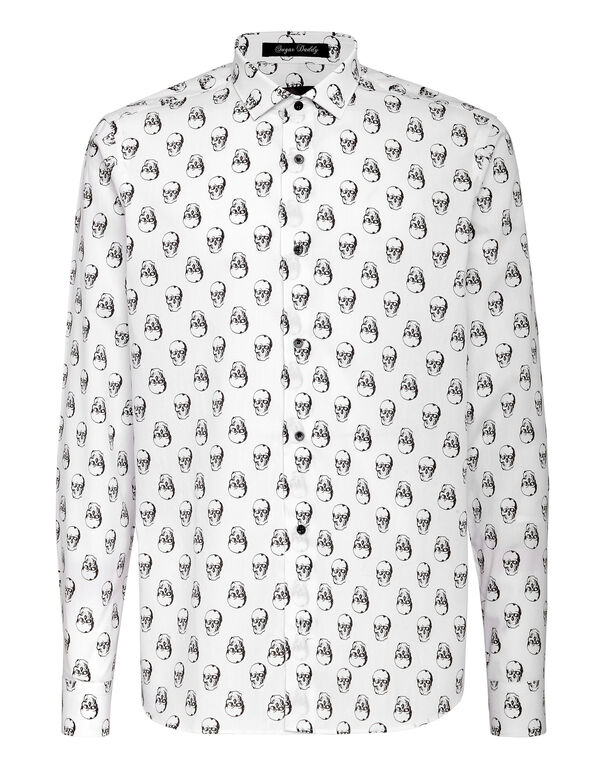 Shirt Sugar Daddy LS Print All Over Skull