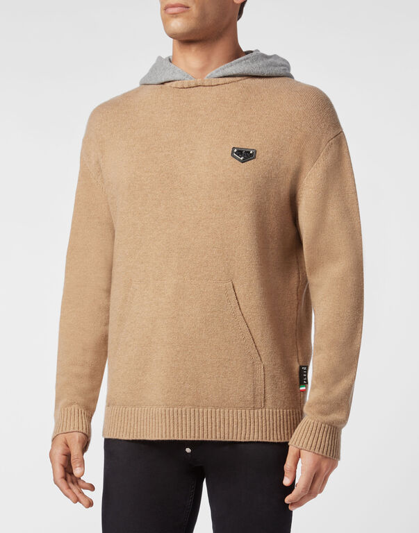 Cashmere Hoodie sweatshirt Iconic Plein