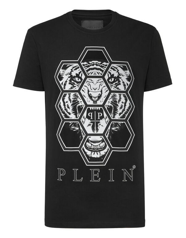 T-shirt Round Neck SS Hexagon tiger