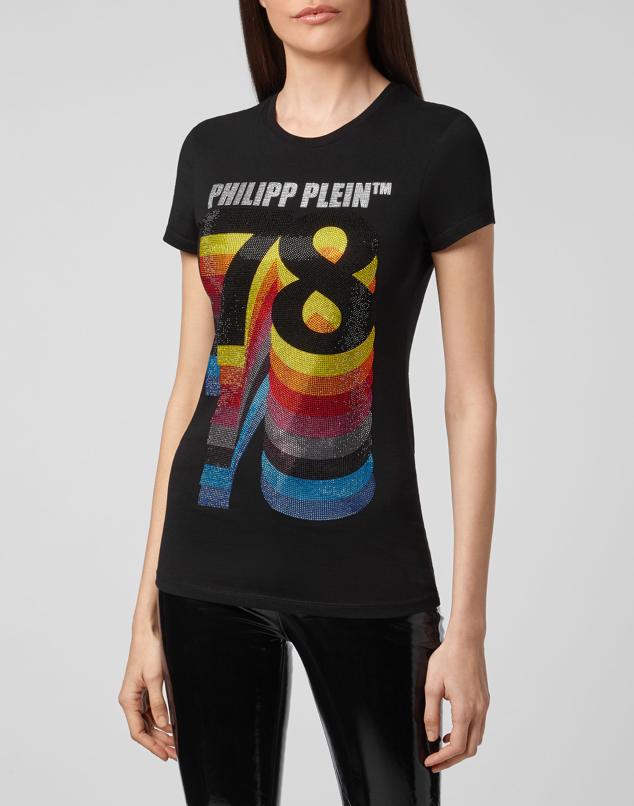 T-shirt Round Neck SS Vintage PP1978 | Philipp Plein Outlet T-shirt Round Neck SS Vintage PP1978 | Philipp Plein Outlet