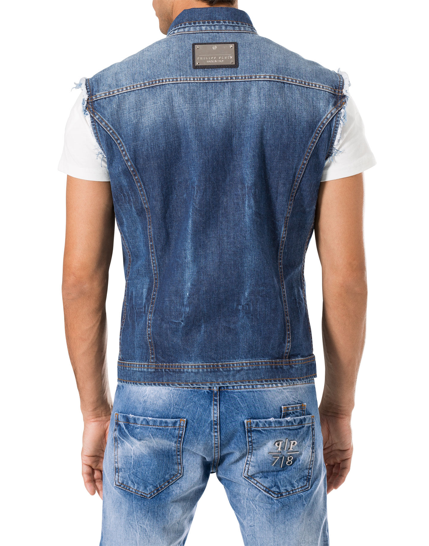 boy denim vest