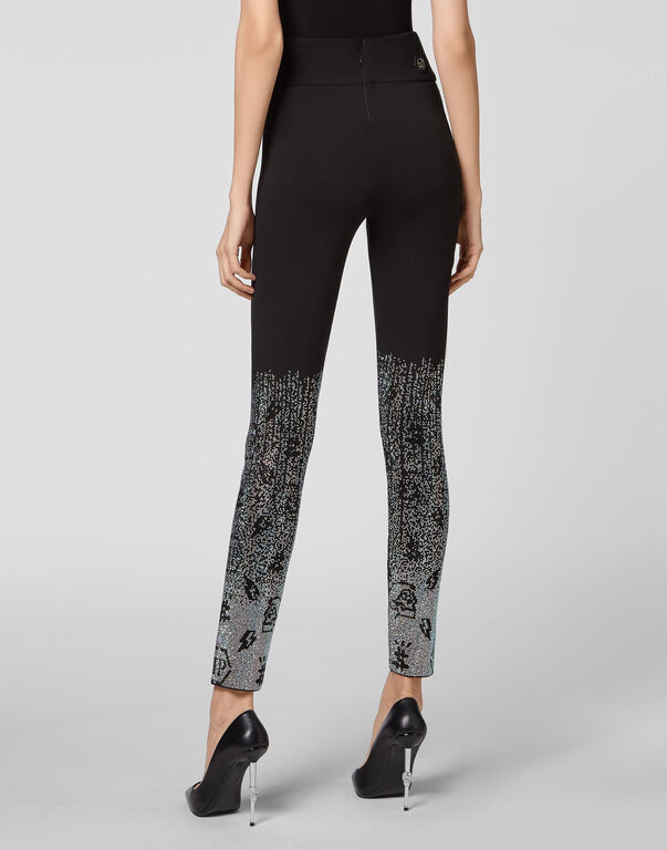 Jogging Leggings Degradè Crystal Monogram