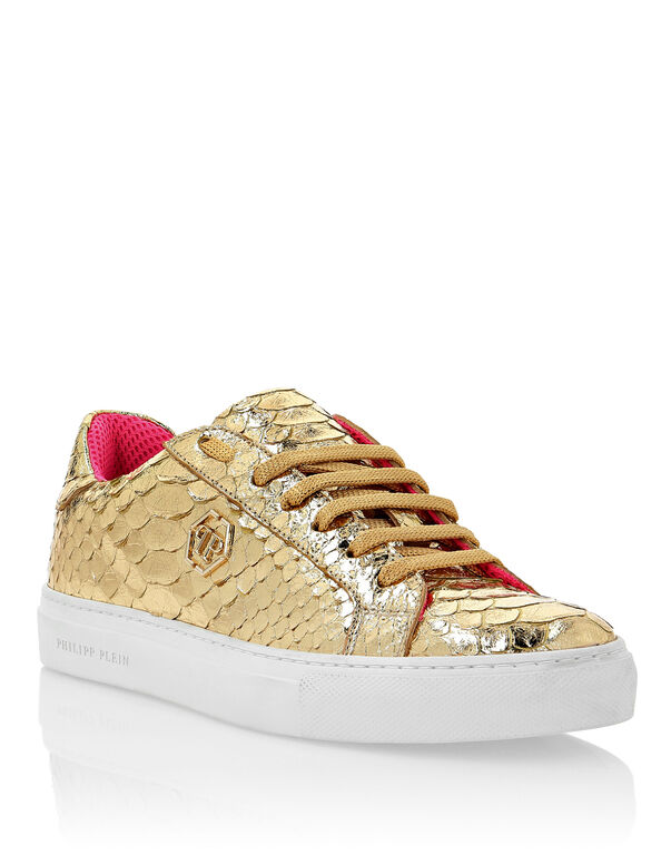Python Lo-Top Sneakers Gold