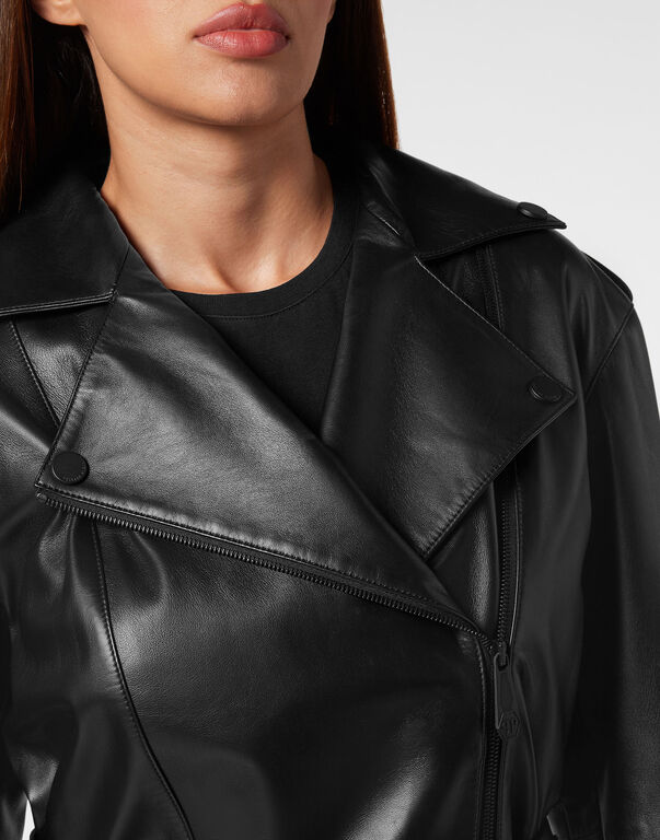 Oversize Leather Jacket