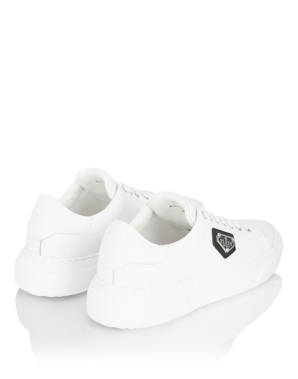 Leather Lo-Top Sneakers Iconic Plein