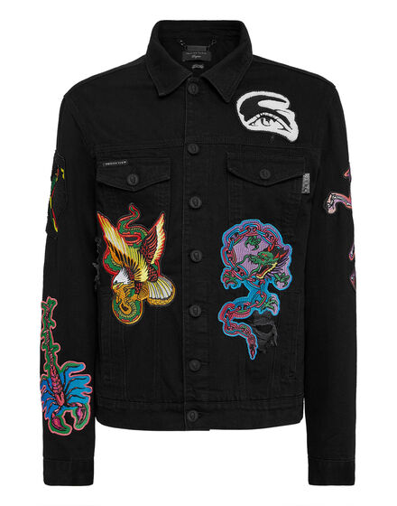 Denim Jacket Tattoo Patches
