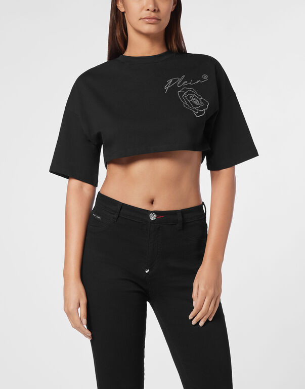 Roses Cropped Top
