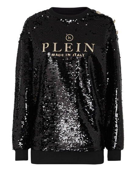 Sweatshirt LS Philipp Plein TM with Crystals