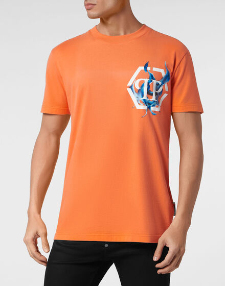 T-shirt Round Neck SS Flame Logos