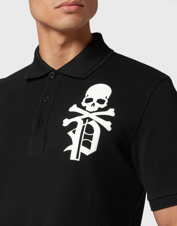 Slim Fit Polo Shirt Skull&Bones