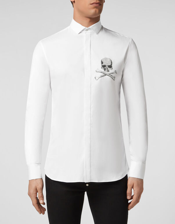 Shirt Platinum Cut LS Skull