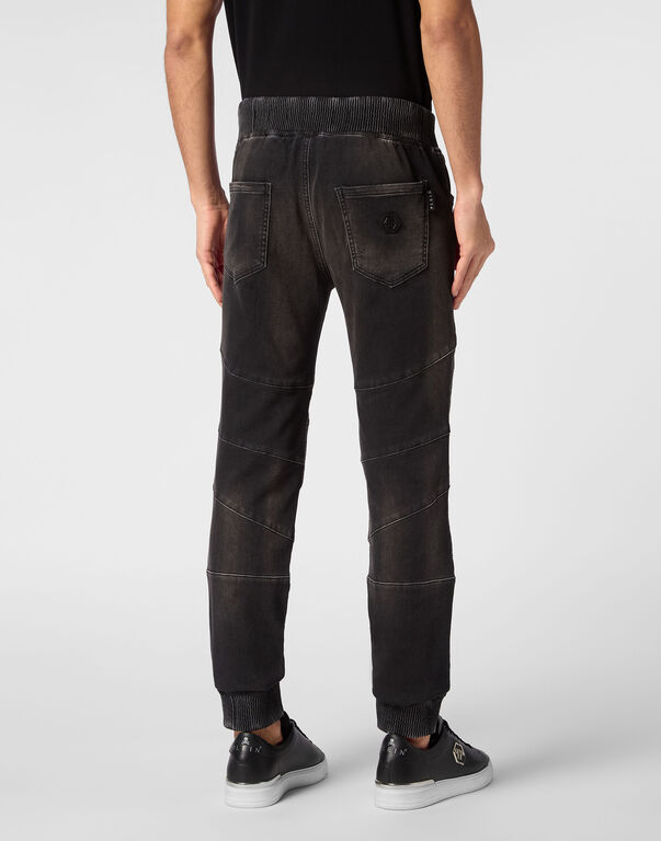 Denim Jogging Trousers