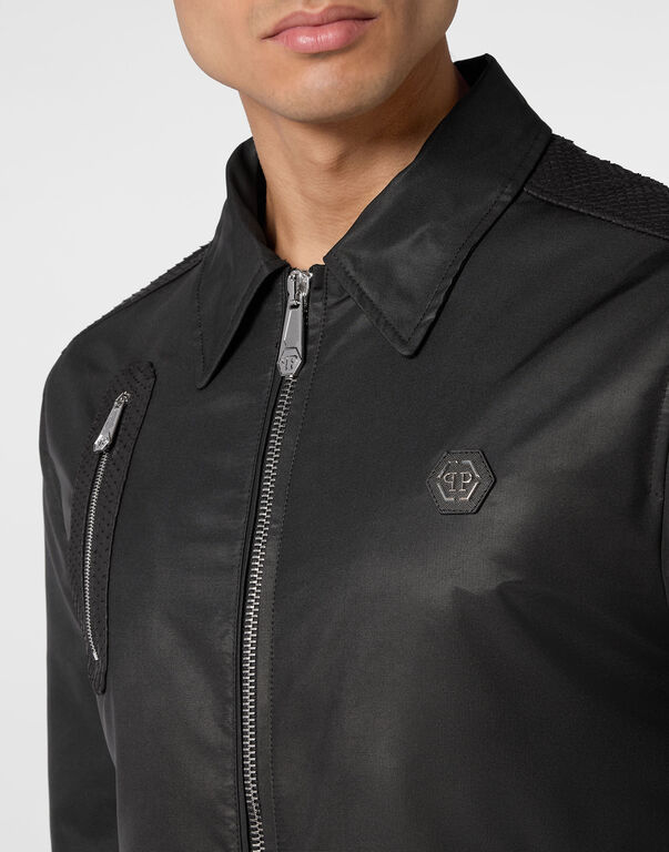 Nylon Jacket with Python