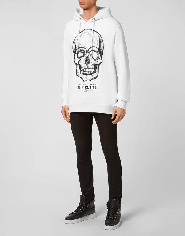 Hoodie sweatshirt print Skull